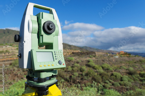 Modern Surveyor Equipment Theodolite Or Tacheometer Used In - 