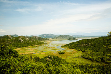 Fototapeta na wymiar Montenegro, Skadar Lake