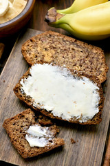 Homemade banana bread
