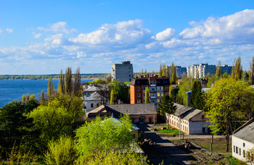 Aerial view of city Kremenchug