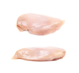 Raw chicken breast piece of meat