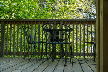 Porch And Trees