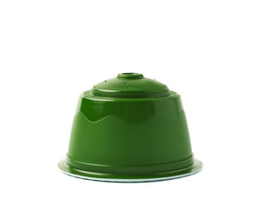 Coffee machine capsule isolated