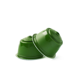 Fototapeta premium Coffee machine capsule isolated