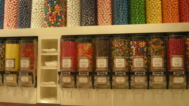 Candy shop dolly shot