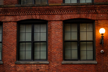 Red Brick Building and window