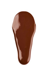Puddle of paint isolated