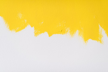 half painted wall