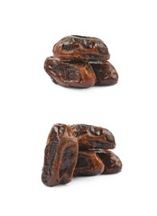 Dried date fruit isolated