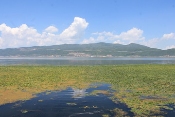 Natural lake from Dali, China 