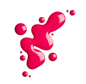 Fototapeta Nail polish drops