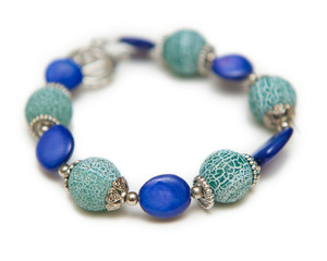 Elegant jewellery isolated on the whtie background