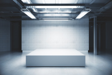 Empty podium