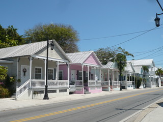 Colorful houses of Key West
