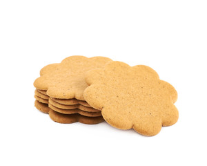 Pile of multiple gingerbread cookies