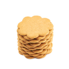 Pile of multiple gingerbread cookies