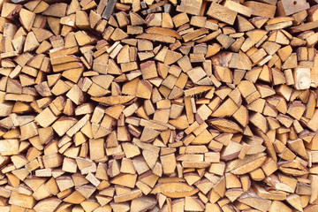Wood bricks.
