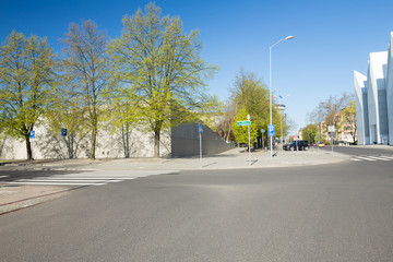 Szczecin / Nowoczesny plac w centrum miasta 