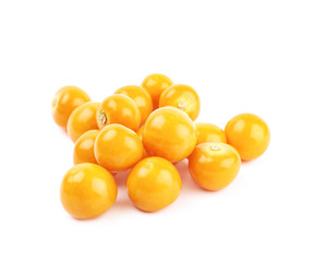 Pile of multiple physalis fruits