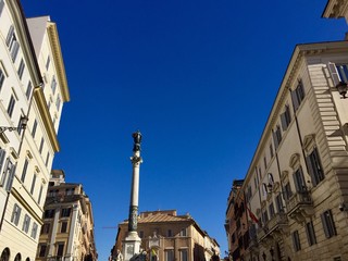Fototapeta na wymiar Roma, piazza di Spagna