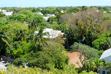 View at Key West from above