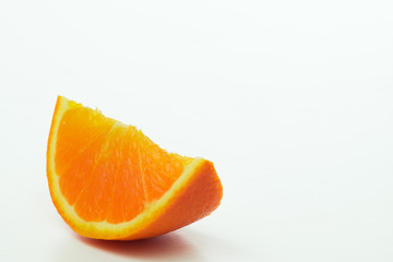 Orange-Scheibe, freigestellt