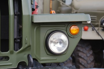Army vehicles detail