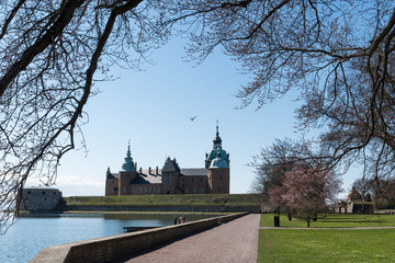 Springtime view of Kalmar Castle in Sweden