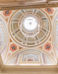 Fototapeta premium Decoration on the dome of one of the buildings of the University of Vienna