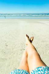 Barfuß auf Traumstrand