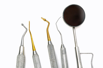 Dental tools for tooth cleaning