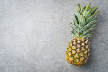 Fresh pineapple. Close up