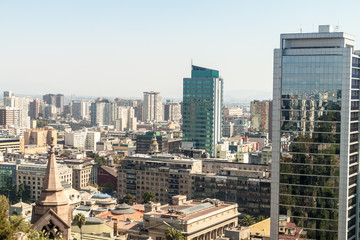Fototapeta premium Skyline of Santiago de Chile