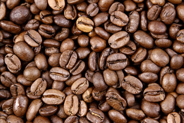 Roasted coffee beans