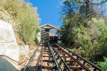 Funicular in Valparaiso, Chile