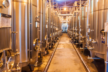  Wine production in a winery  in Chacras de Coria village, near Mendoza, Argentina © Matyas Rehak