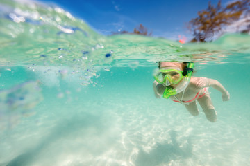 Little girl on vacation