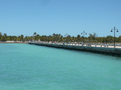 Coast of Key West in Florida