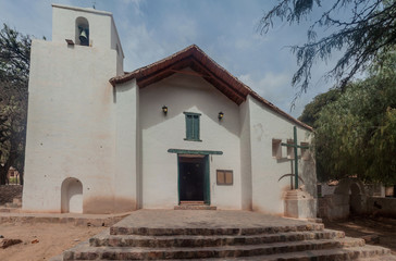 Church in Purmamarca village (Quebrada de Humahuaca valley), Argentina