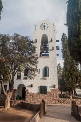 Fototapeta na wymiar Town hall in Humahuaca village, Argentina