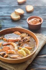 Bowl of Bouillabaisse