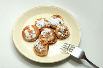 Traditional Dutch Poffertjes