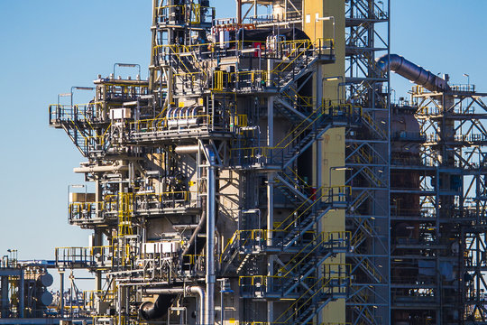 Oil refinery. Mongstad, Norway.