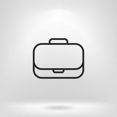 Icon of secured briefcase