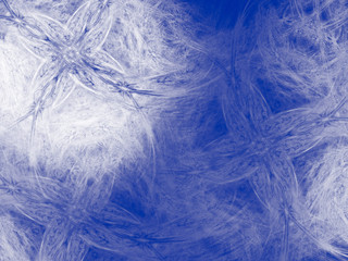 Toned color monochrome abstract fractal illustration.