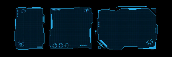 abstract hi tech futuristic template design layout background © pixtumz88