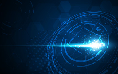 speed network connection sci fi technology concept background