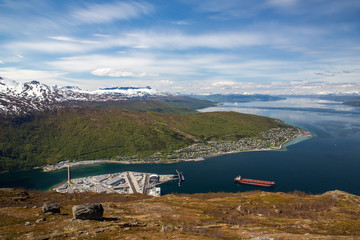 Landscape in Narvik, Norway.