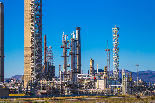 Oil refinery. Mongstad, Norway.