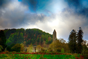 Catholic monastery ruins, Glendalough, Ireland